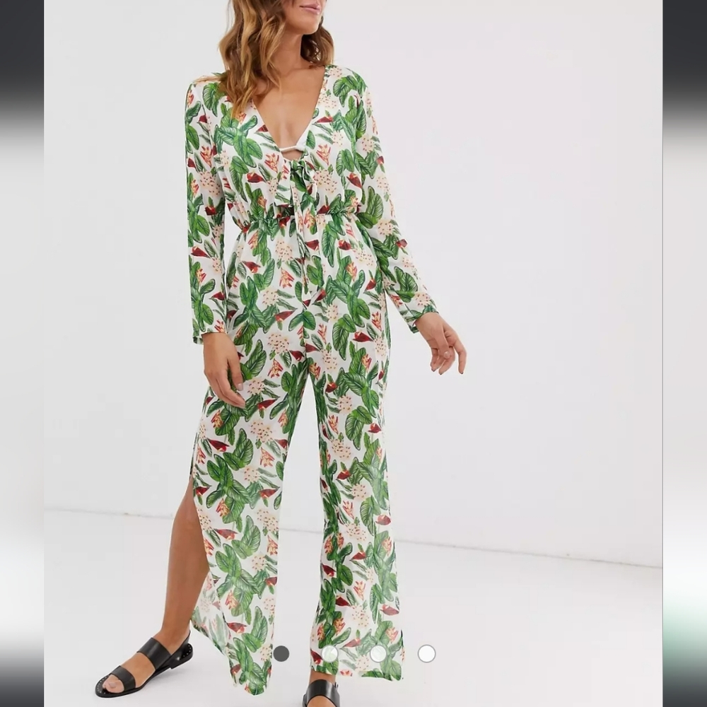 ASOS swim cover up jumpsuit NWT